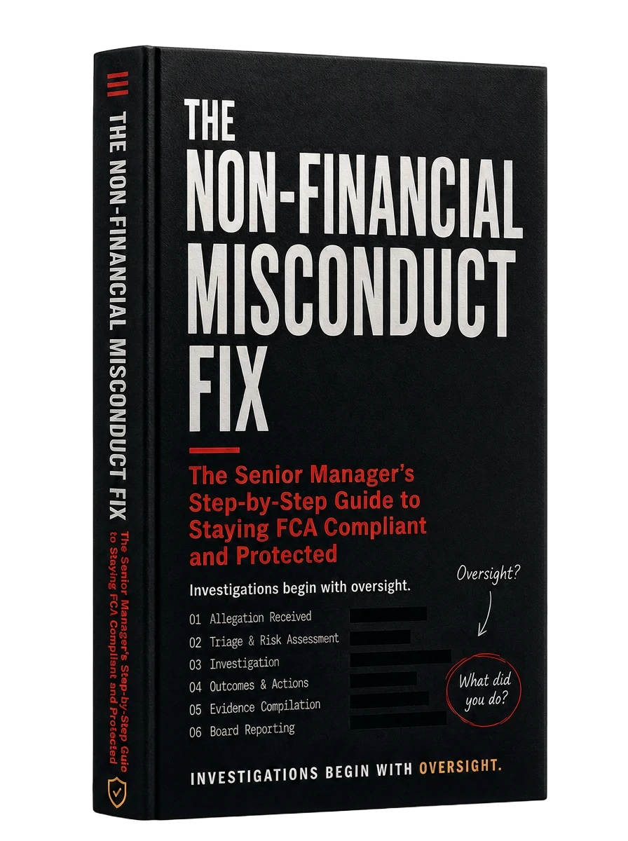 Reasonable Steps — The Senior Manager's Survival Guide to Non-Financial Misconduct